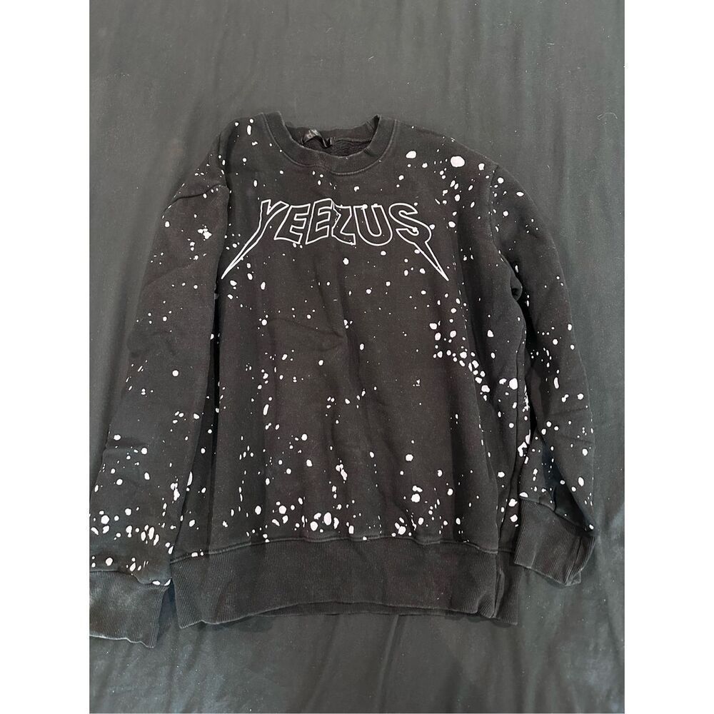 Yeezus black and purple sweater crewneck